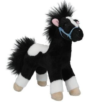 Para enamorarse Miss Melody caballo de peluche blanco y negro super suave