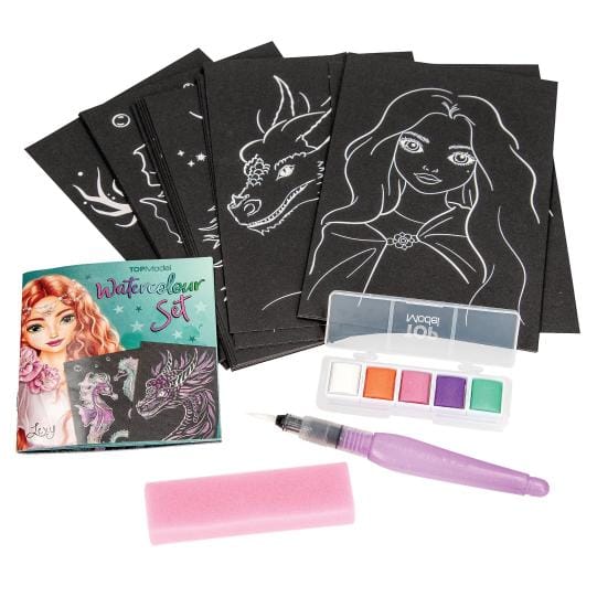 TOPModel Set de acuarelas metálicas - Watercolour Set para disenos en acuarela