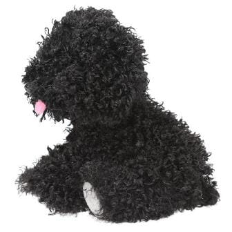 Peluche tierno de Poodle negro 16 cm de TOPModel