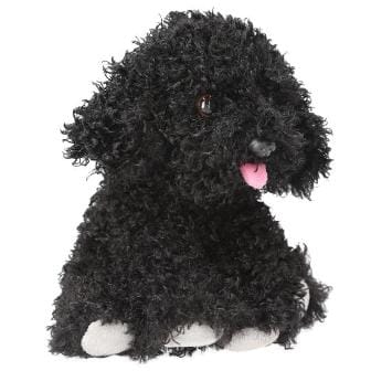 Peluche tierno de Poodle negro 16 cm de TOPModel