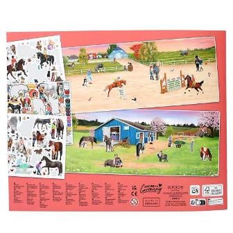 Crea tus Happy Horses con 420 stickers creando el mundo de los caballos