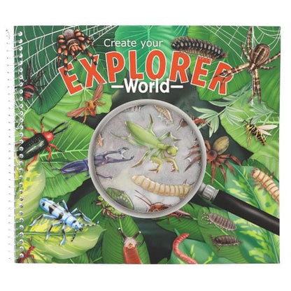 Explorer Stickerworld con pegatinas en relieve