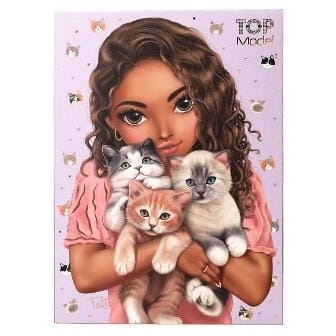 Set de cartas Cat Love TopModel con sobres y stickers para los amantes de los gatos