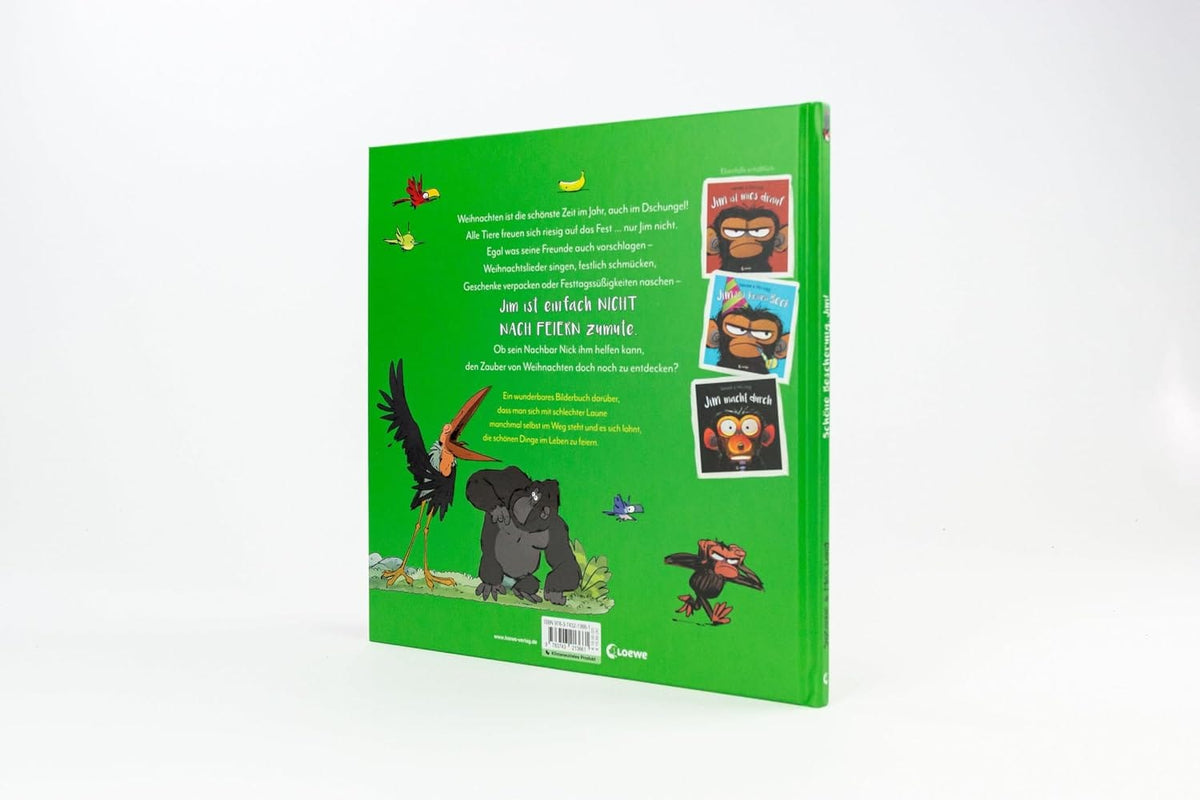 Schöne Bescherung, Jim  -  ¡Vaya regalo, Jim   Lindo libro en Alemán