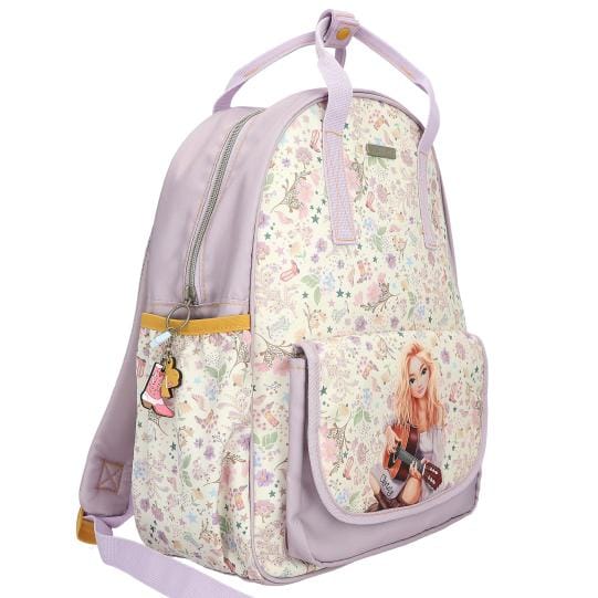 TOPModel mochila COWGIRL romántico diseno con varios bolsillos y tirantes acolchados