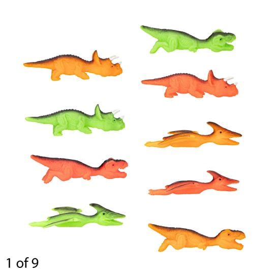 Dino World dinosaurio volador que brilla en la oscuridad - 12 disenos fluorescentes