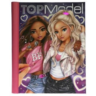 Libro para colorear con luz LED y la cancion Best Friends - MY BFF TOPModel