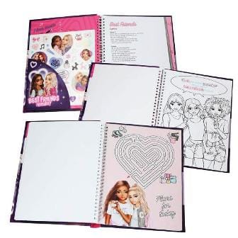 Libro para colorear con luz LED y la cancion Best Friends - MY BFF TOPModel