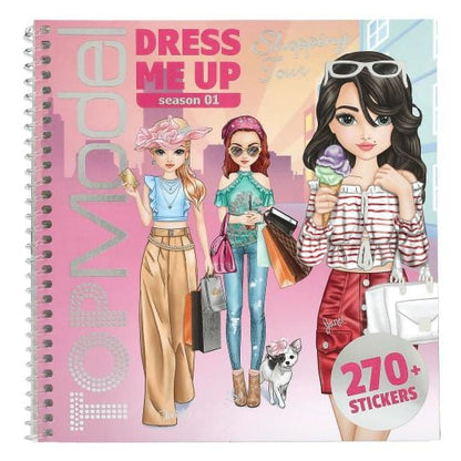 Shopping Tour Dress Me Up Stickerbook de TopModel