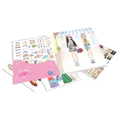 Shopping Tour Dress Me Up Stickerbook de TopModel