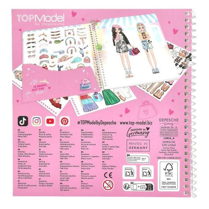 Shopping Tour Dress Me Up Stickerbook de TopModel