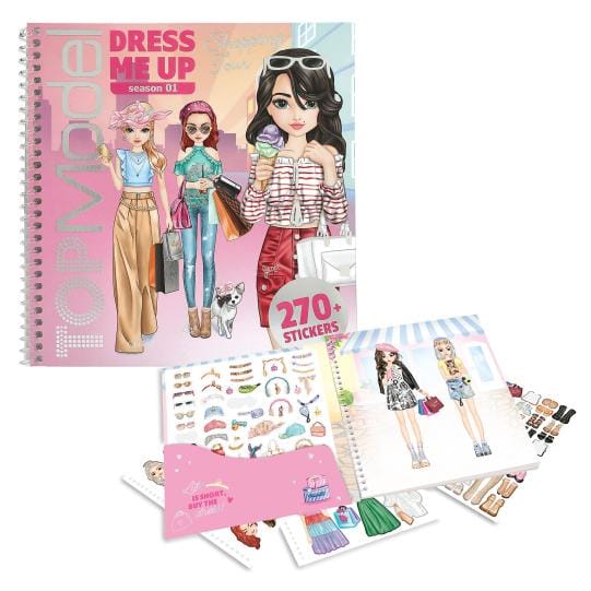 Shopping Tour Dress Me Up Stickerbook de TopModel