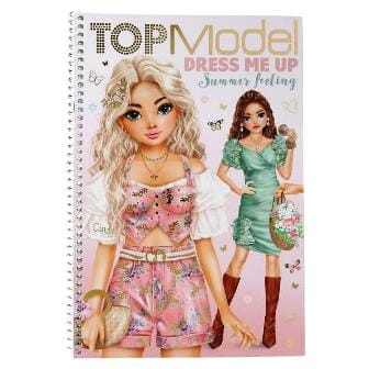 SUMMER FEELING Dress Me Up con 24 paginas y muchos stickers de TOPModel