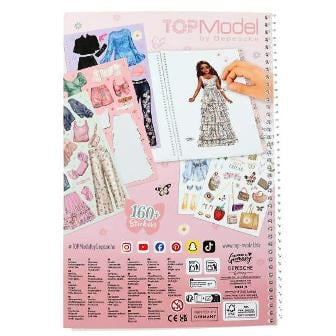 SUMMER FEELING Dress Me Up con 24 paginas y muchos stickers de TOPModel