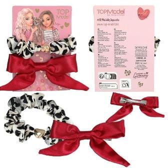 Set de pinza para el pelo y coletero en preciosos disenos y colores LEOHEART TOPModel