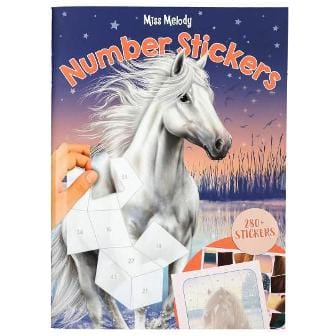 Number stickers - Libro de pegatinas por numeros con nuevo diseno de Miss Melody