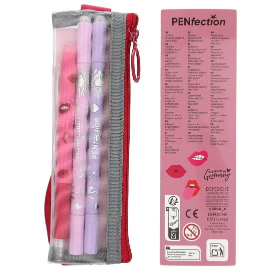 PENfection Set Libreta Con Bolígrafos diseno Corazones