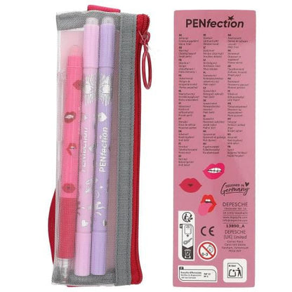 PENfection Set Libreta Con Bolígrafos diseno Corazones