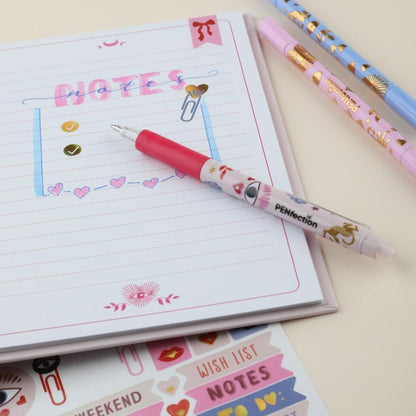 Libreta para tomar notas AOP con marcadores borrables y de gel