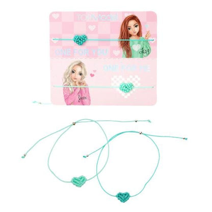 TOPModel BFF Set de pulseras de corazón para la mejor amiga
