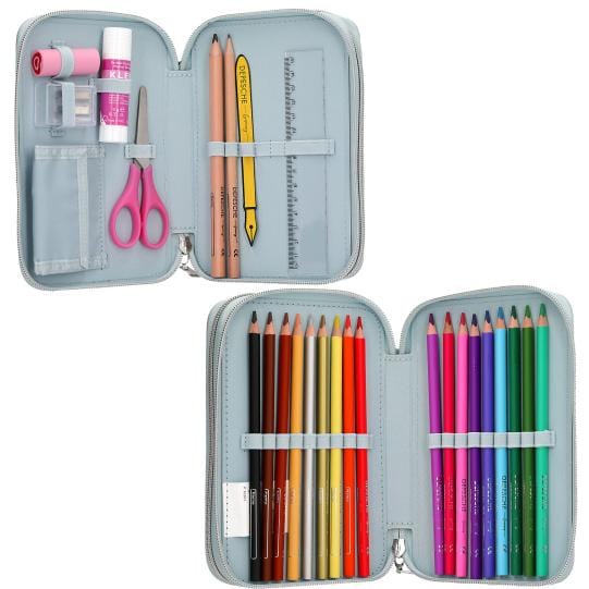 Estuche doble con lapices y accesorios del precioso caballo Miss Melody
