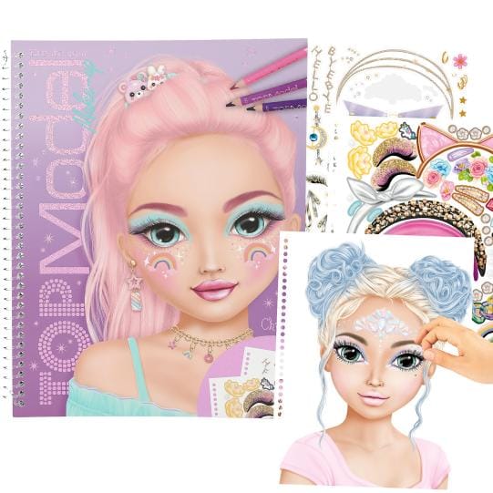 TOPModel Make up Colouring Book - Crea maravillosos looks de maquillaje