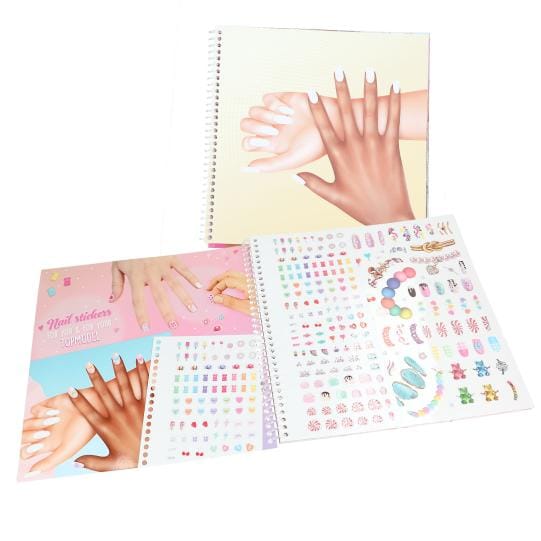 Create your Hand-Design - Diseno de unas -  para colorear y disenar con stickers de TOPModel