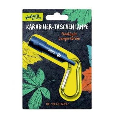 Robusta linterna mosquetón de aluminio para colgar de Nature Zoom