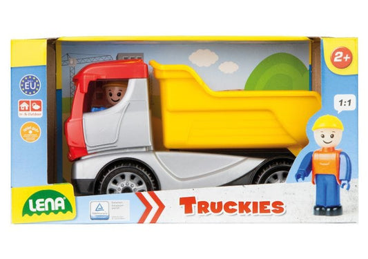 Truckies Camioneta volquete - con figura y cabina para abrir y jugar