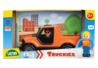 Truckies Pick Up Camioneta con ejes de acero galvanizado - figura para jugar y caja de regalo