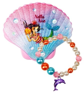 Almeja mágica que se desuelve en el agua y que esconde una linda pulsera