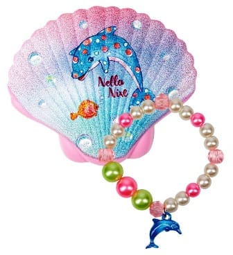 Almeja mágica que se desuelve en el agua y que esconde una linda pulsera