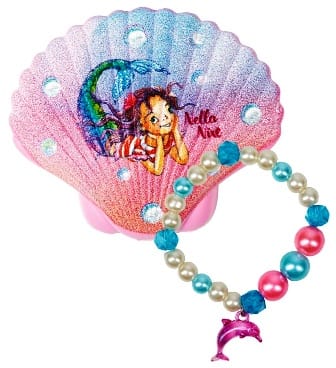 Almeja mágica que se desuelve en el agua y que esconde una linda pulsera