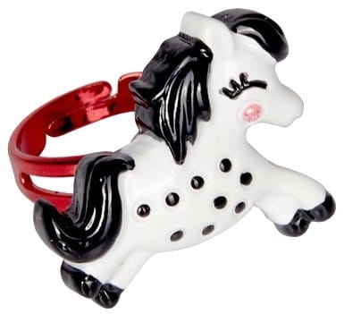 Anillo con lindo caballito de Lotti & Dotti - tamano ajustable
