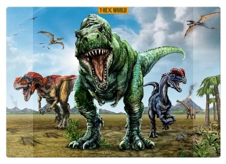 Cubre escritorio antideslizante y fácil de limpiar de  T-Rex World