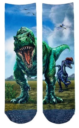 Calcetines de T-Rex World - Genial estampado para los armantes de los dinosaurios