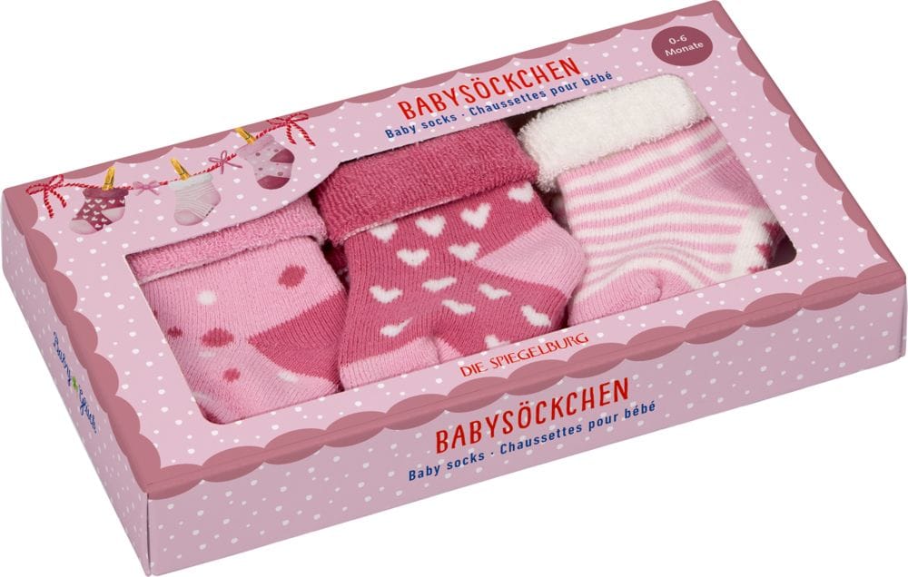 Lindo Set con 3 pares de calcetines súper suaves de bebé - Un regalo encantador para el nacimiento