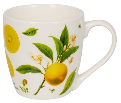 Taza de porcelana Limón de la colección Agustina