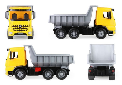 GIGA TRUCKS Arocs Camión volquete de 67 cm - MADE IN EUROPE