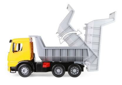 GIGA TRUCKS Arocs Camión volquete de 67 cm - MADE IN EUROPE
