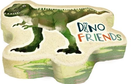 Toalla magica comprimida de Dino Friends - ¡Ojos infantiles brillantes garantizados