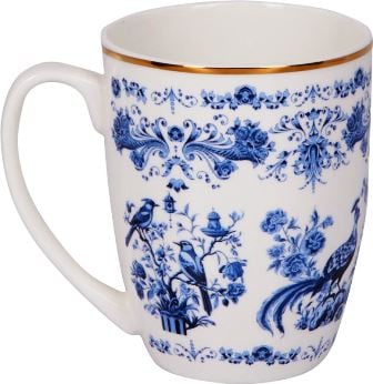 Delicada taza de porcelana Royal Blue de Barbara Behr