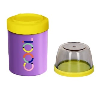 Practico vaso hermético térmico de acero inoxidable de 400 ml de TO GO