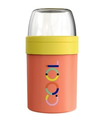 Practico vaso térmico de 400 ml en color papaya de TO GO