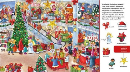 Suche und finde Sound-Wimmelbuch - Weihnachten - Busca busca Navidad - Textos en aleman