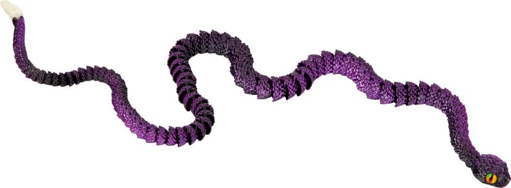 Serpientes de cascabel de 58 cm en diferentes colores con cajita de regalo -  Animal de cristal