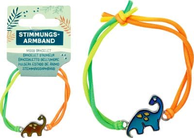 Pulsera del estado de ánimo que cambia los colores - Dino Friends