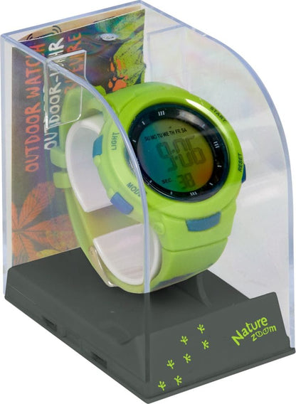 Outdoor Reloj - Tiempo a la vista – resistente al agua hasta 50 metros de Nature Zoom