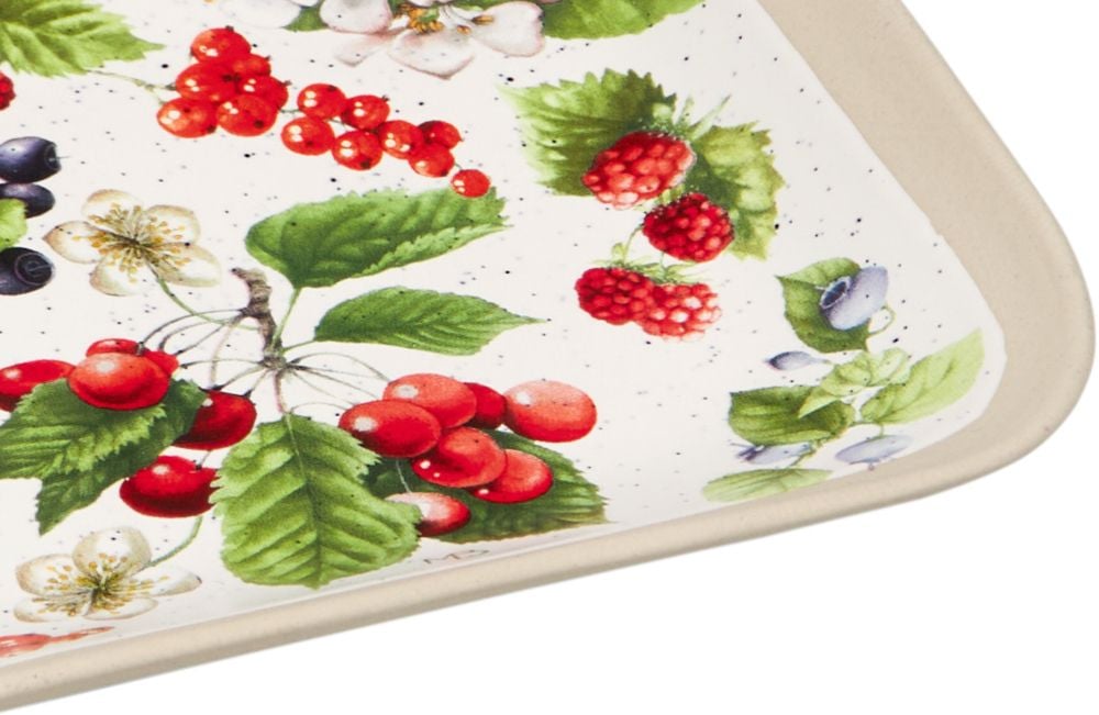 Plato de servir de porcelana diseno Cerezas de Cottage Garden
