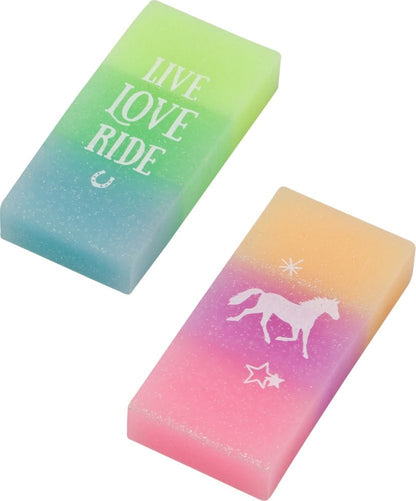 Goma de borrar brillante para los Amigos de los caballos